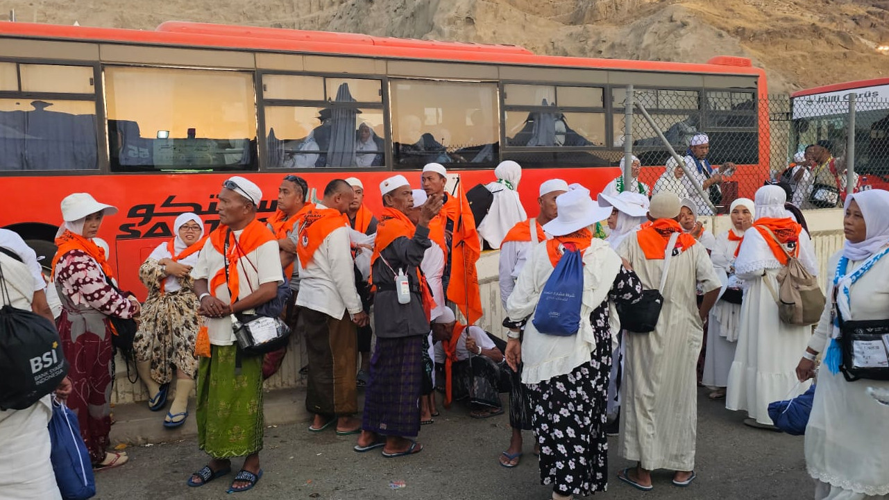 Jemaaf Nafar Awal Hari Ini Tinggalkan Mina Sebelum Matahari Terbenam